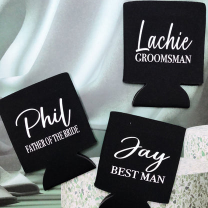 Stubby Holder for Groomsman/Bridesmaid