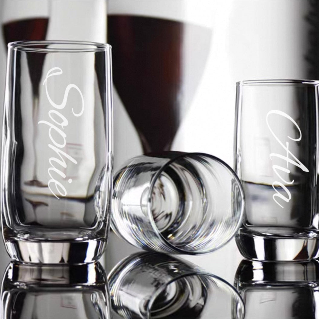 Personalised engraved Hiball Glasses