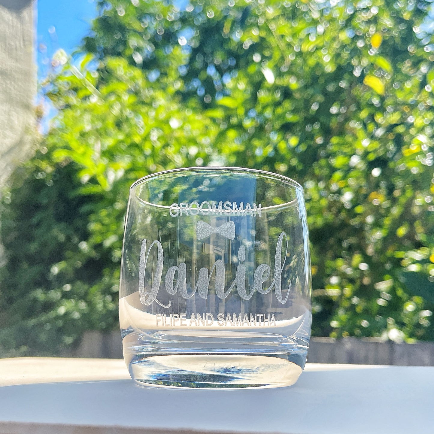 Engraved_Groomsman_Tumbler_Glass