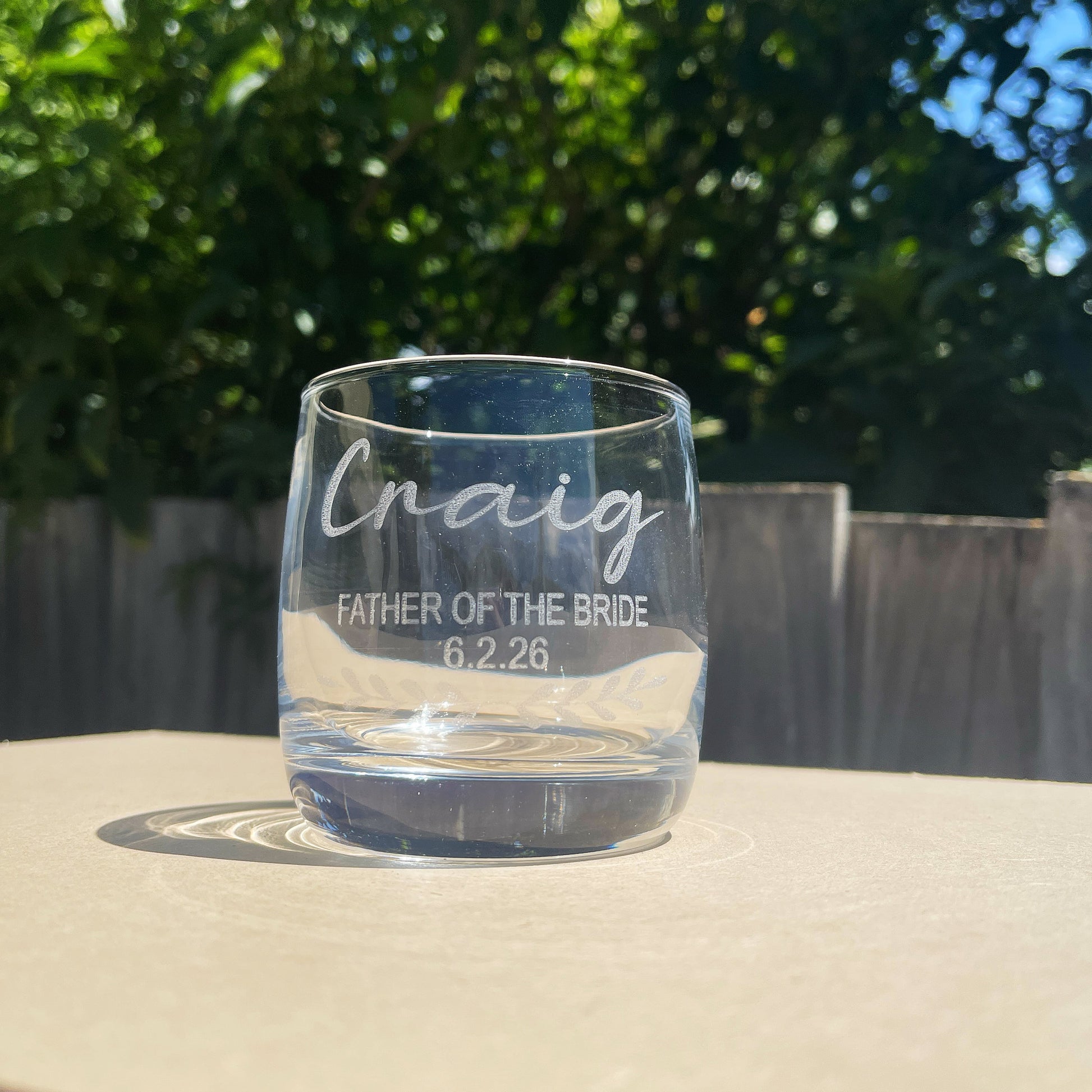 Engraved Tumbler for wedding - Groomsman, father of the bride