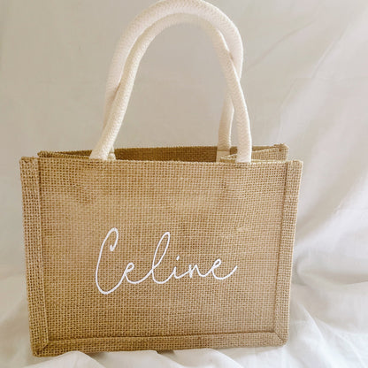Personalised Burlap Jute Bag