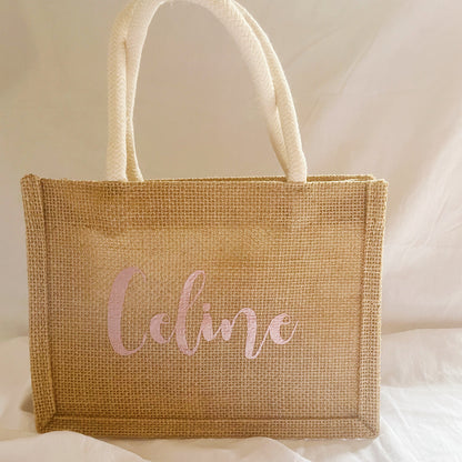 Personalised Burlap Jute Bag