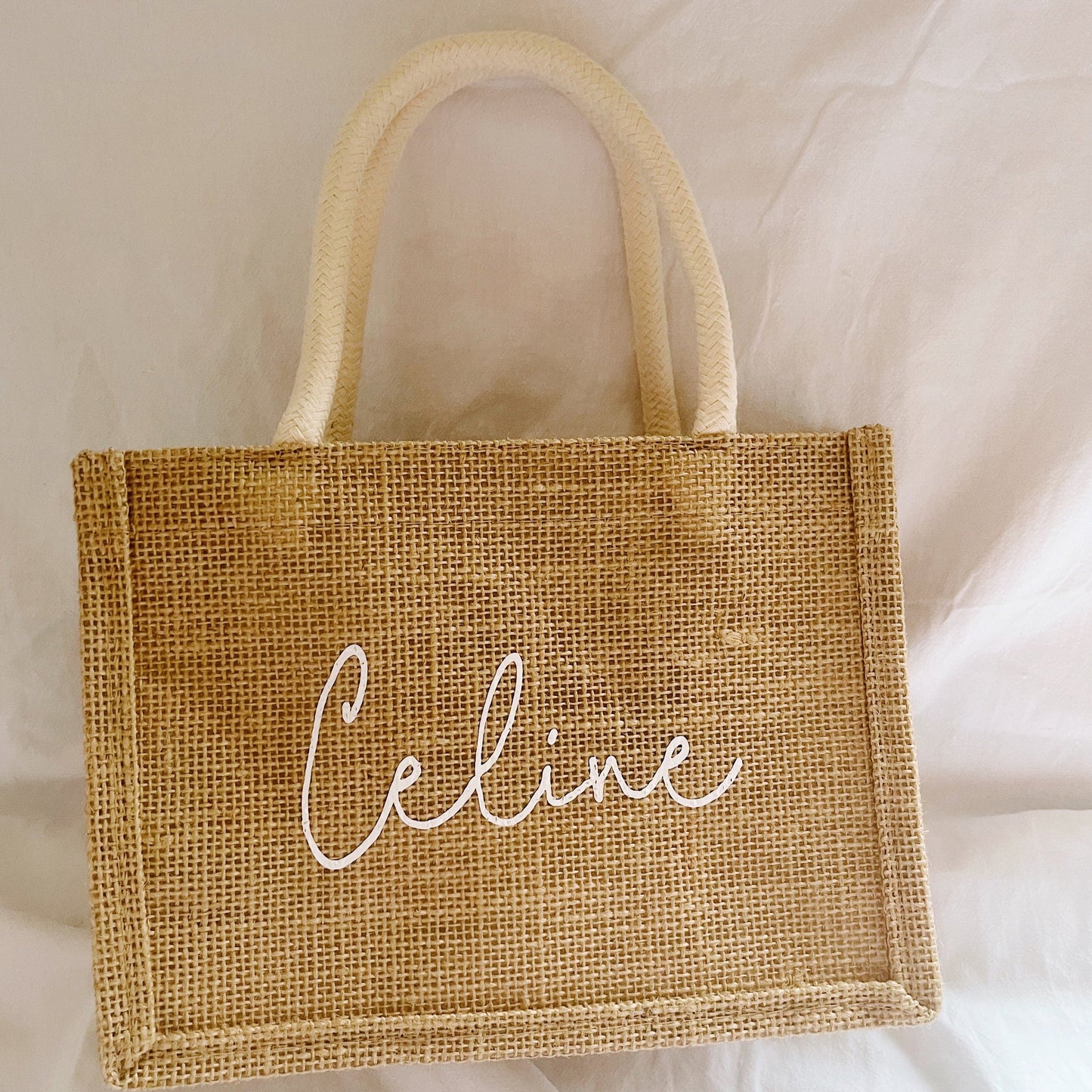 Personalised Burlap Jute Bag