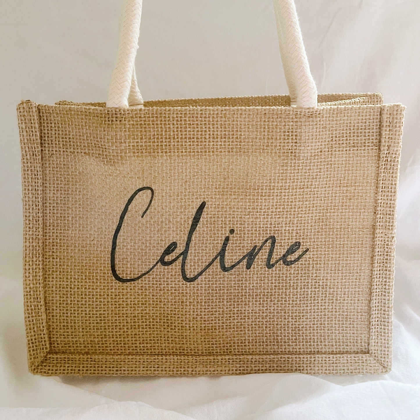 Personalised Burlap Jute Bag