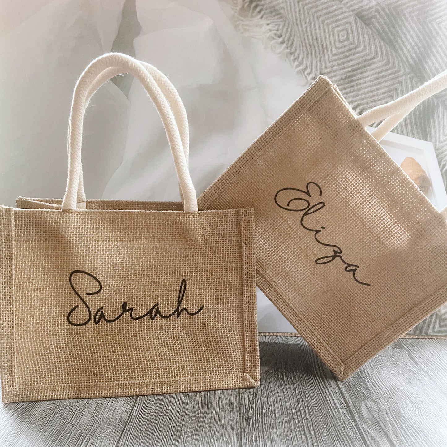 Personalised Burlap Jute Bag