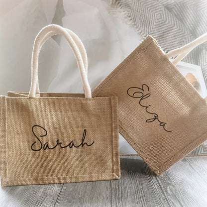 Personalised Burlap Jute Bag