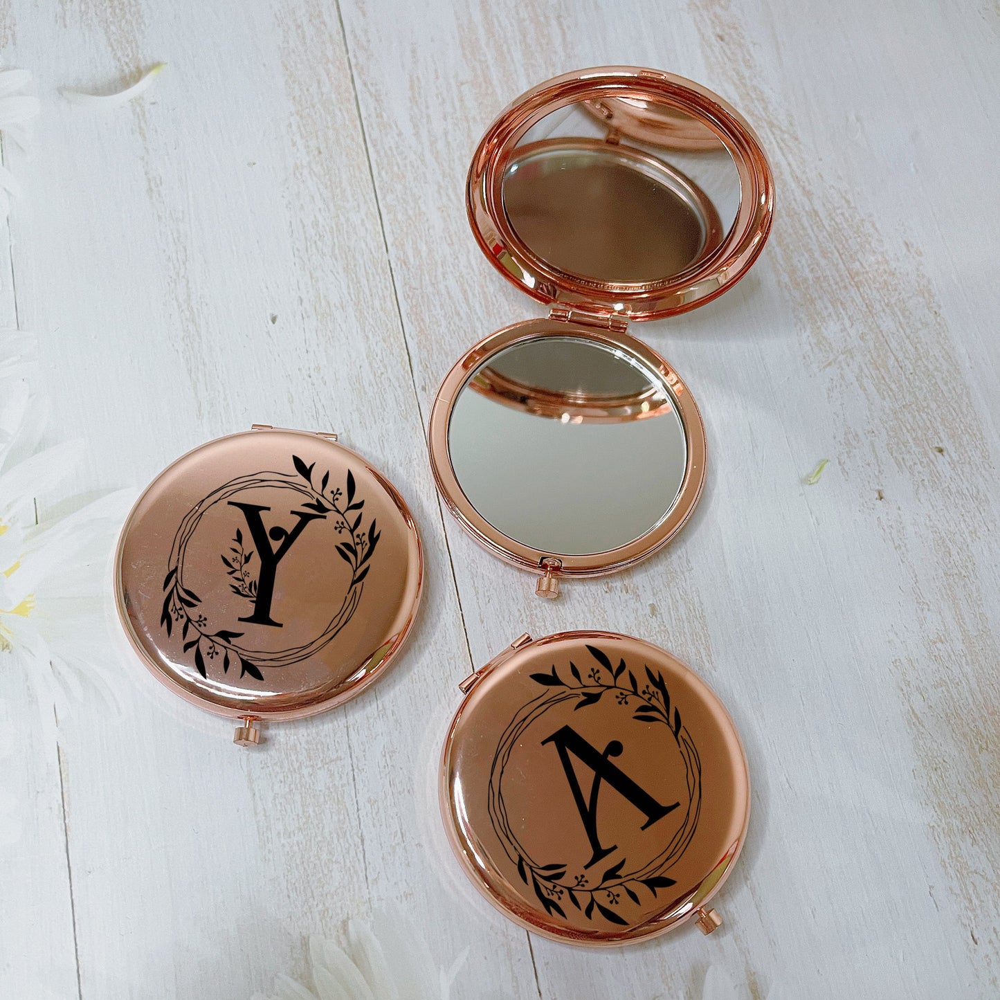 Compact Mirror with Name