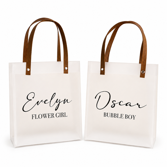 Personalised PVC Party & Wedding Favour Gift Bag
