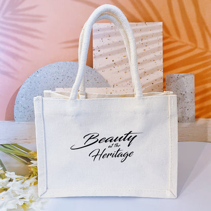 Personalised White Canvas Bag