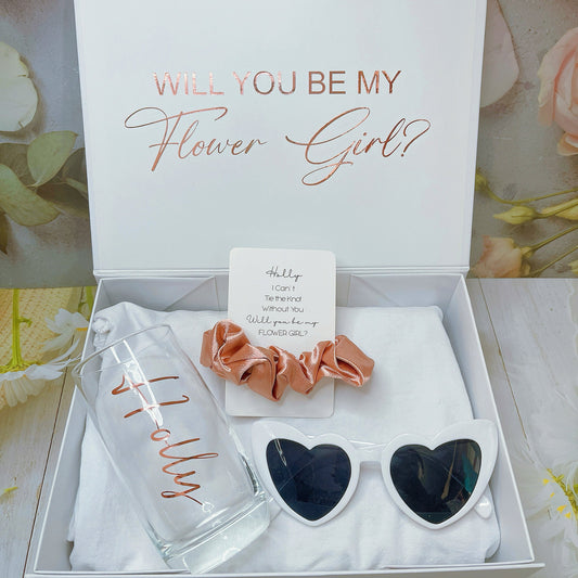 Flower Girl Proposal Gift Box
