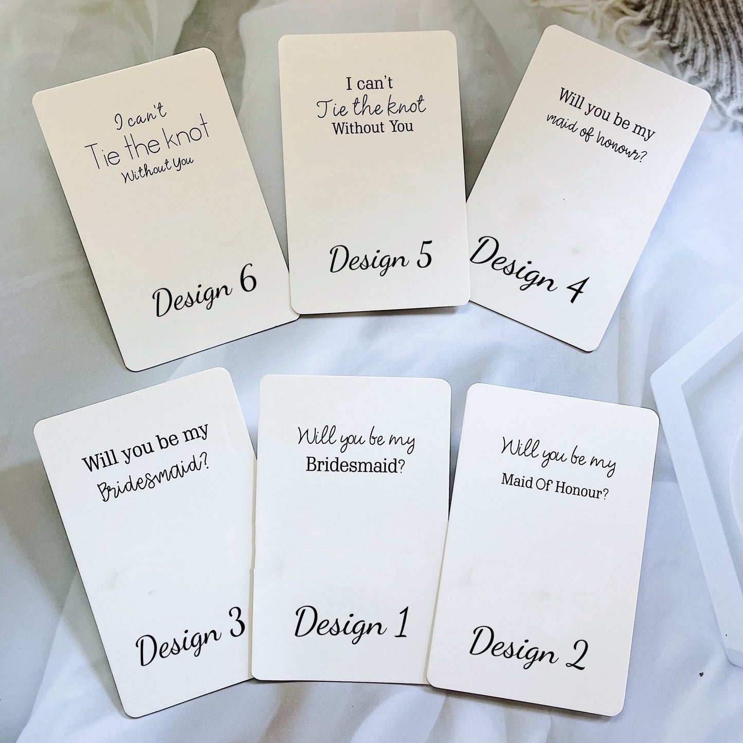 I Can't Tie the Knot Without You Bridesmaid Necklace & Earring Set