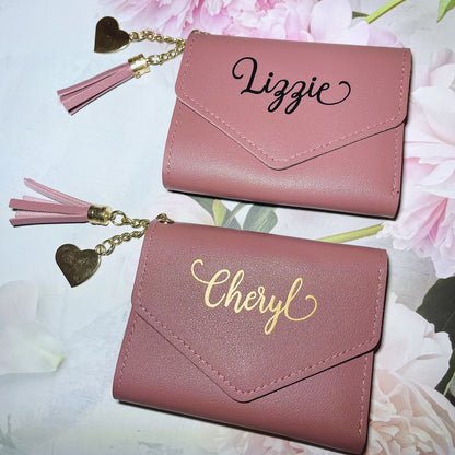 Personalised Trifold Wallet with Name 1