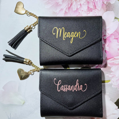 Personalised Trifold Wallet with Name 2