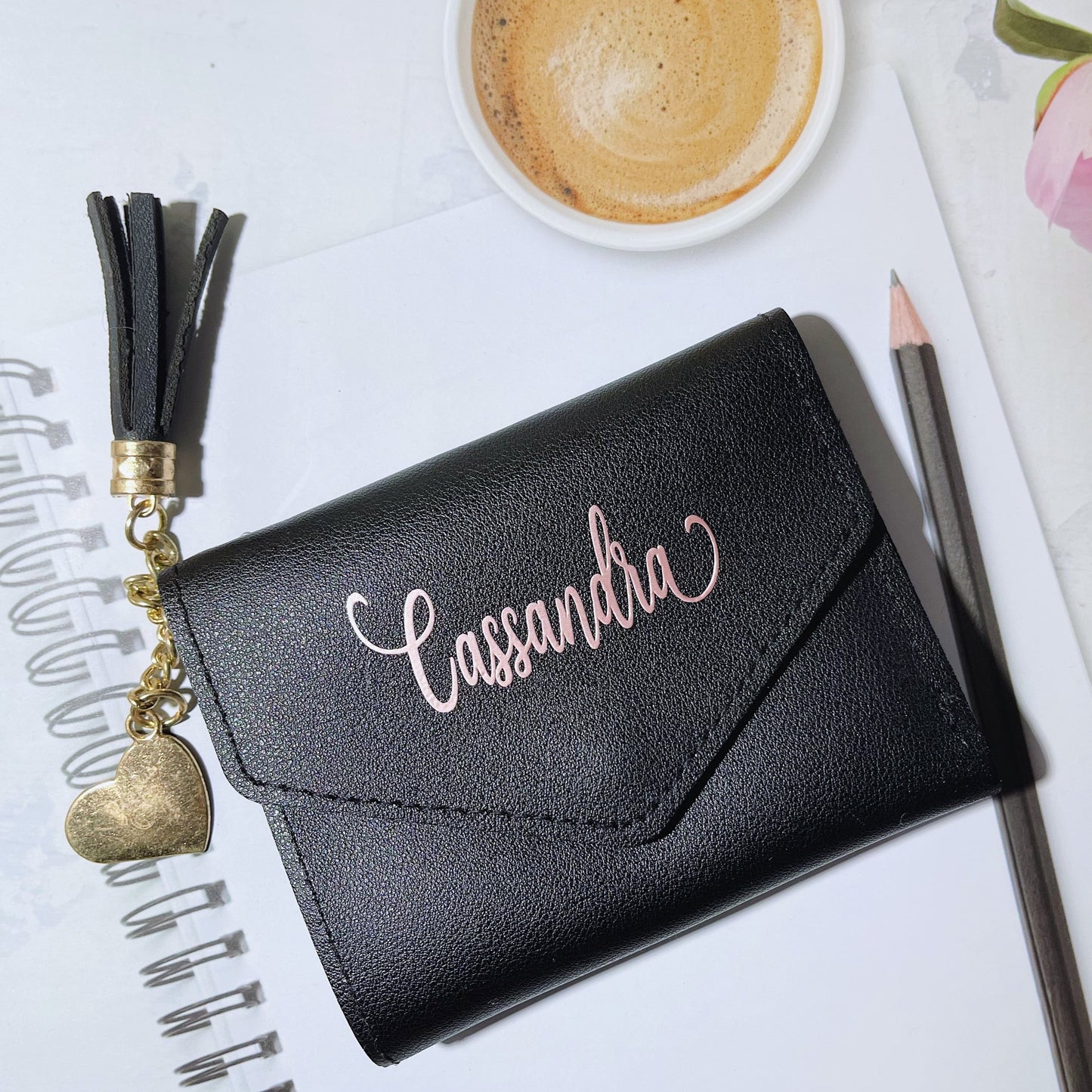 Personalised Trifold Wallet with Name 2
