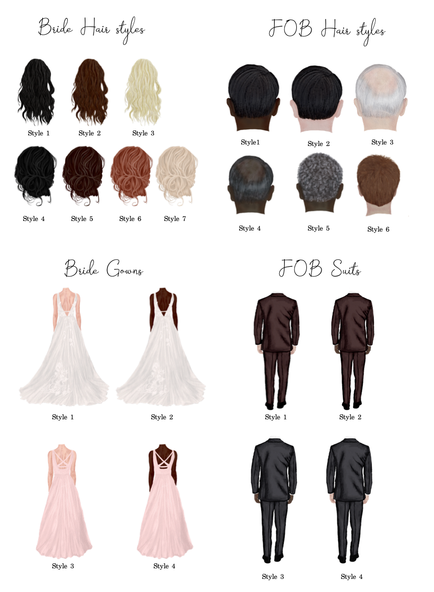 Illustrated “Will You Walk Me Down The Aisle?” Dad Card