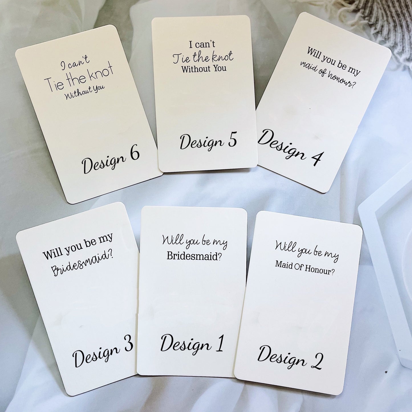 Personalised Bridesmaid/Maid of Honour Proposal Gift Box(Gift Box, Wedding robe, Compact Mirror,Jewellery Box, Scrunchies)